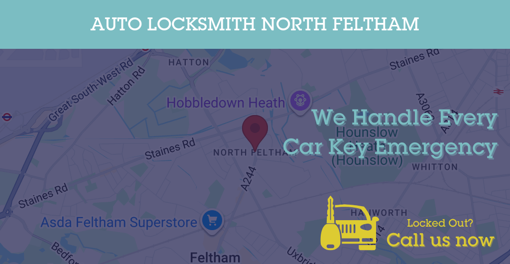 Auto Locksmith Services in North Feltham - TW postcode