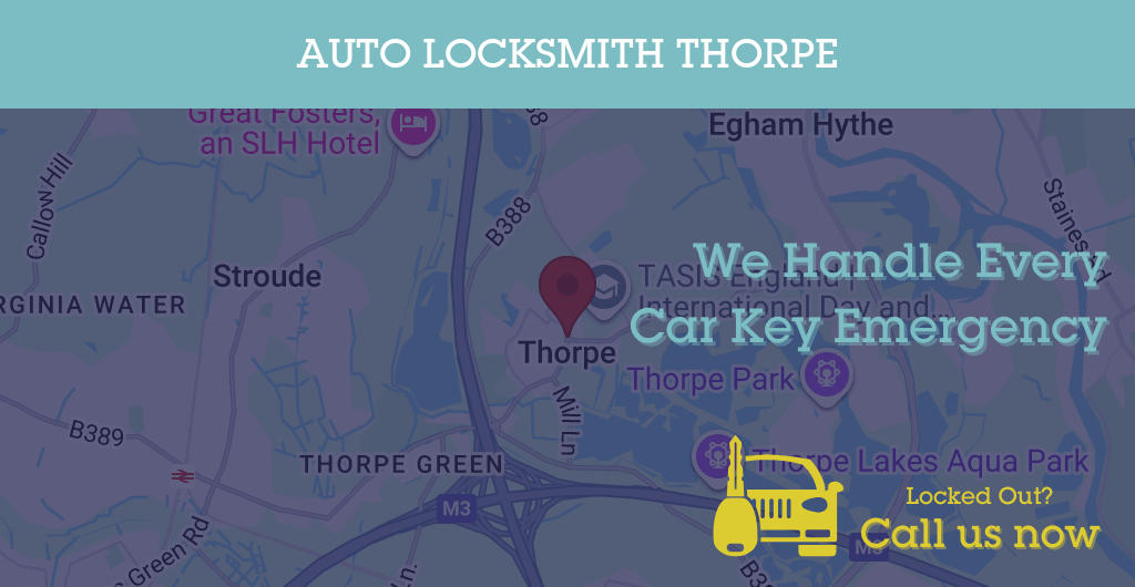 Auto Locksmith Services in Thorpe - TW postcode